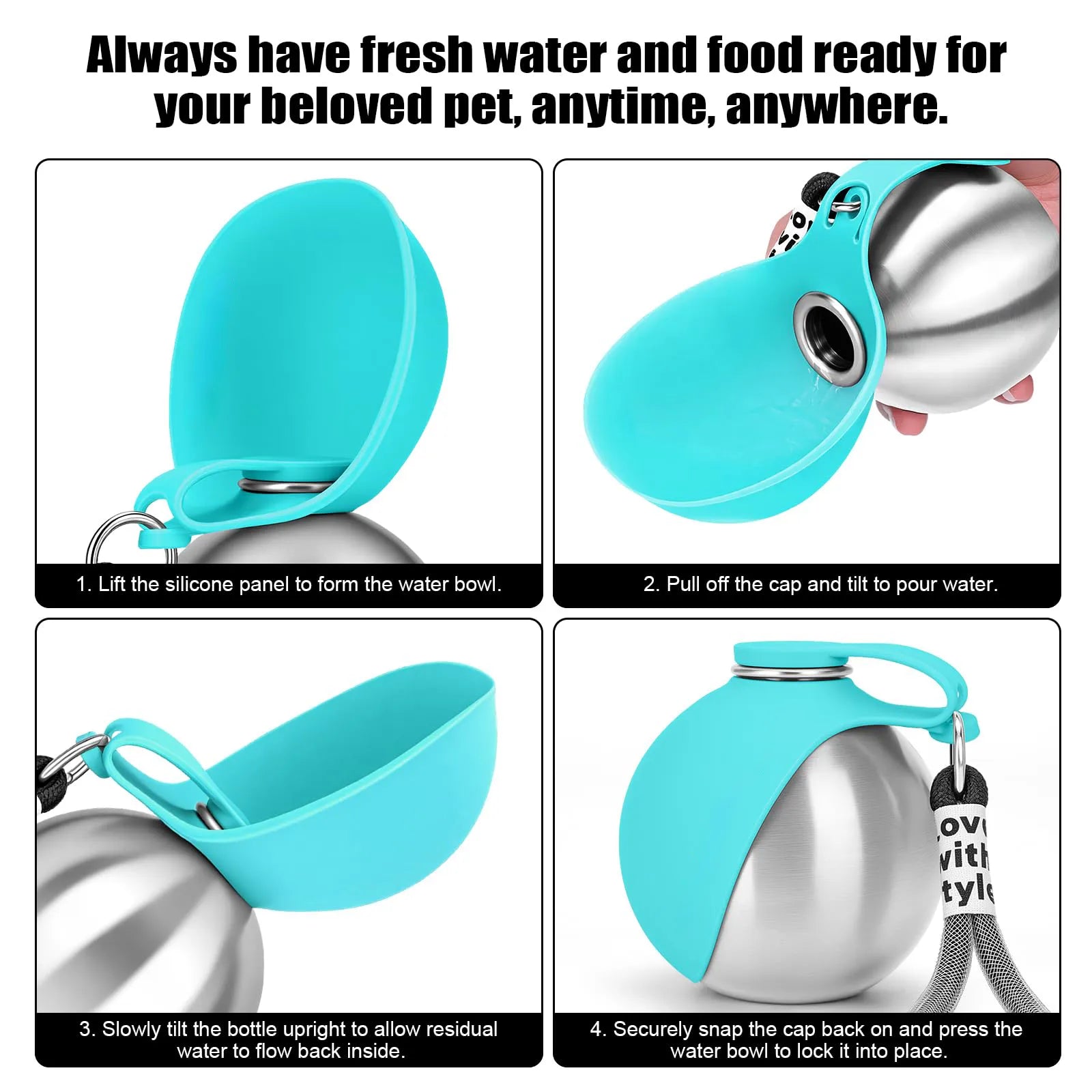 PawSip™ Portable Dog Water Bottle